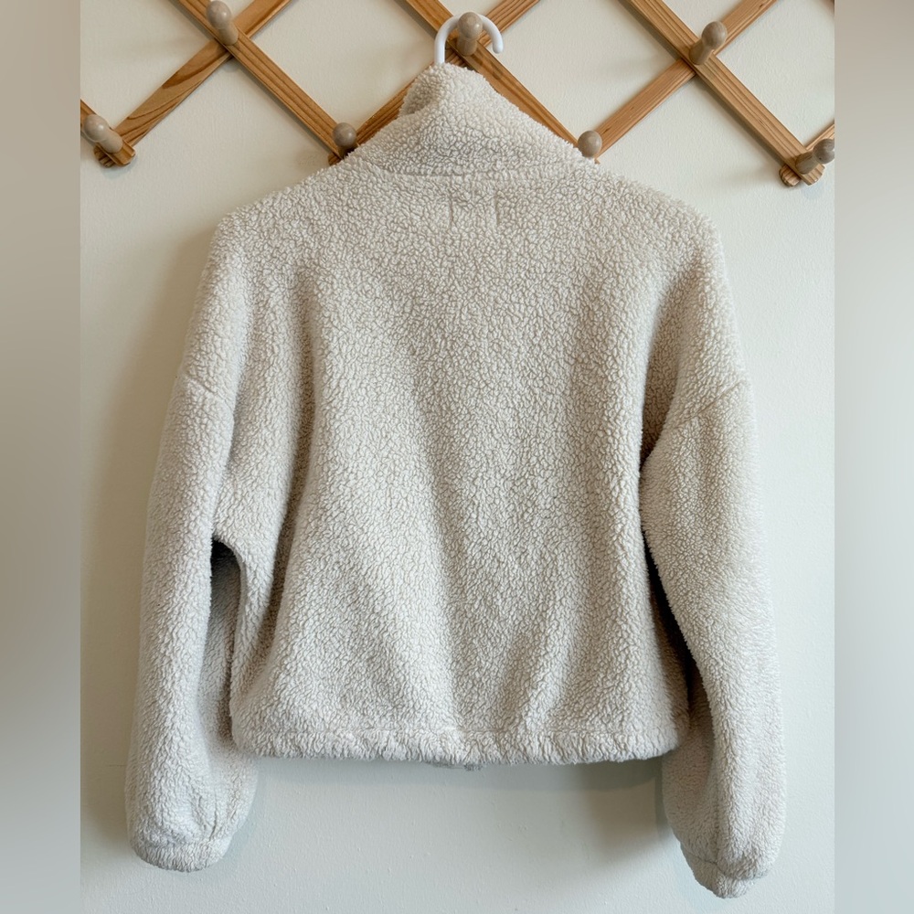 Aritzia Sunday Best Sherpa Mock Neck full Zip Jacket - Picture 5 of 11